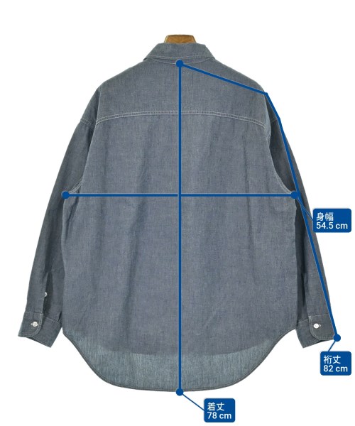 FRAMeWORK（フレームワーク）カジュアルシャツ 青 サイズ:-(M位) レディース/2200643685048