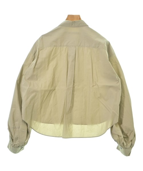 ■新品タグ付/秋FRAMfeWORKフレームワークリヨセル長袖シャツ ベージュ FRAMeWORK（フレームワーク） 長袖シャツ FREE ベージュ レディース