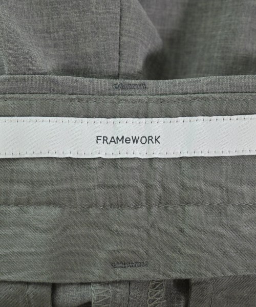 FRAMeWORK（フレームワーク）スラックス グレー サイズ:38(M位) レディース/2200637532037
