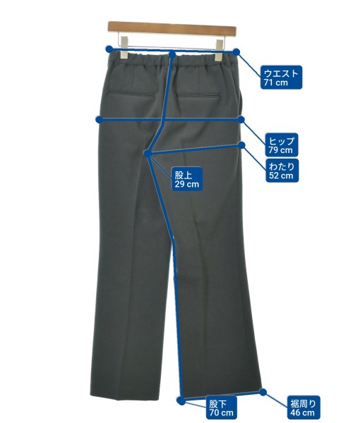 FRAMeWORK（フレームワーク）スラックス グレー サイズ:36(S位) レディース/2200610833069