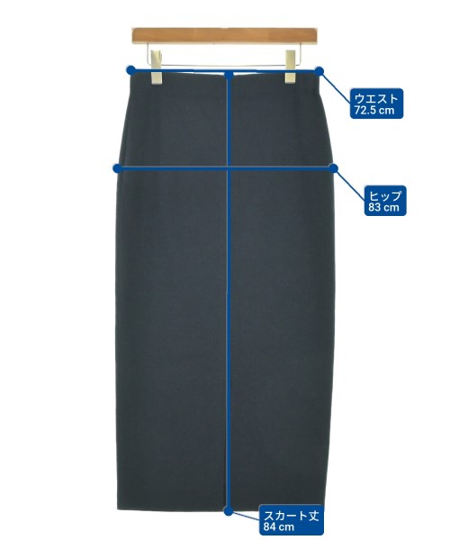 FRAMeWORK（フレームワーク）ロング・マキシ丈スカート 紺 サイズ:38(M位) レディース/2200626454173