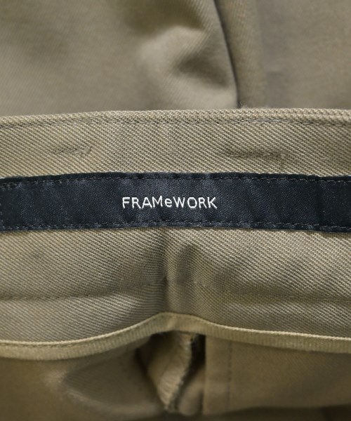 FRAMeWORK（フレームワーク）スラックス ベージュ サイズ:34(XS位) レディース/2200631752073