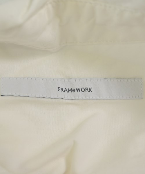 FRAMeWORK（フレームワーク）カジュアルシャツ 白 サイズ:F レディース/2200644316040