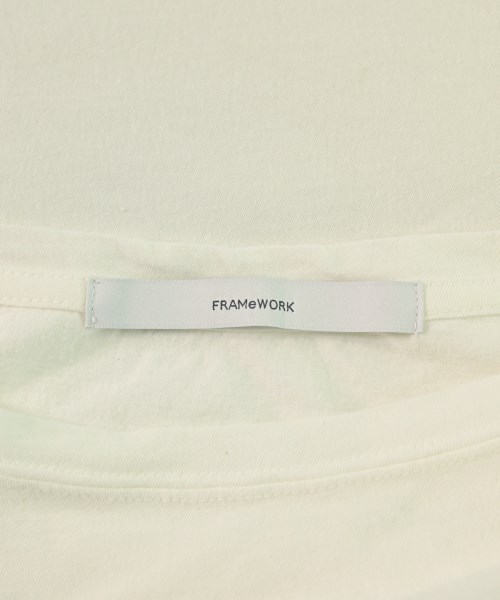 FRAMeWORK（フレームワーク）Tシャツ・カットソー 白 サイズ:F レディース/2200639534183
