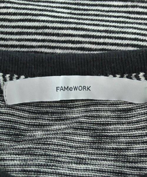 FRAMeWORK（フレームワーク）Tシャツ・カットソー 黒 サイズ:-(M位) レディース/2200615247168