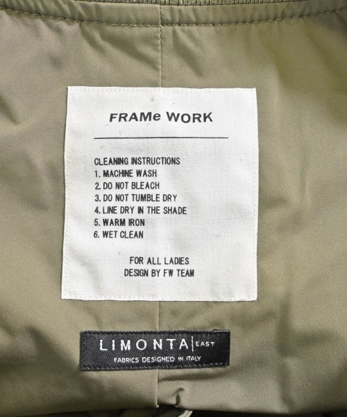 FRAMeWORK（フレームワーク）ミリタリーブルゾン カーキ サイズ:-(M位) レディース/2200619534028