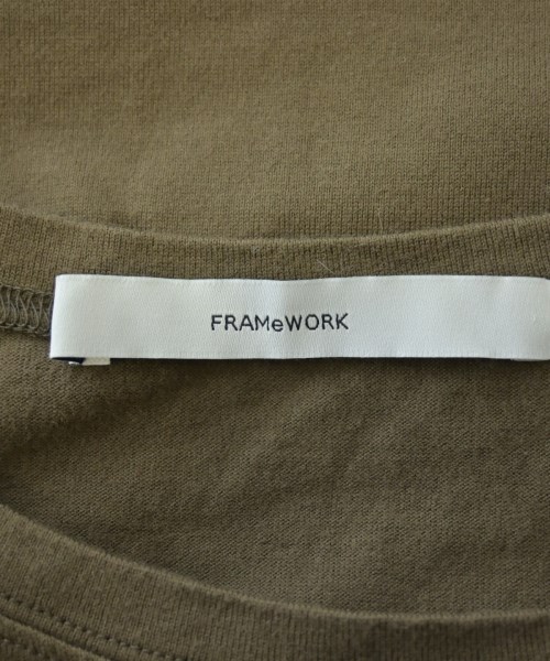 FRAMeWORK（フレームワーク）Tシャツ・カットソー 茶 サイズ:-(M位) レディース/2200619534240