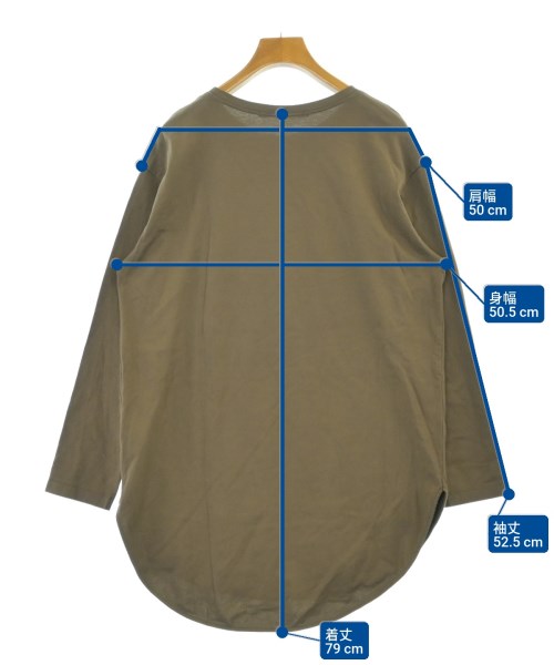FRAMeWORK（フレームワーク）Tシャツ・カットソー 茶 サイズ:-(M位) レディース/2200619534240