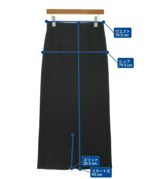 FRAMeWORK（フレームワーク）ロング・マキシ丈スカート 黒 サイズ:38(M位) レディース/2200619534257