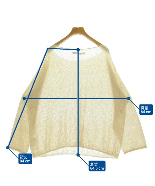 FRAMeWORK（フレームワーク）ニット・セーター ベージュ サイズ:F レディース/2200612982130