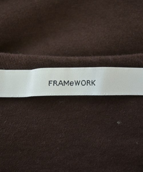 FRAMeWORK（フレームワーク）Tシャツ・カットソー 茶 サイズ:F レディース/2200612982185