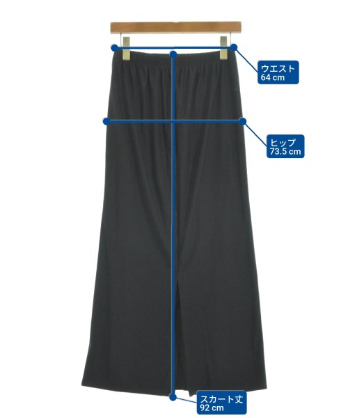 FRAMeWORK（フレームワーク）ロング・マキシ丈スカート 黒 サイズ:38(M位) レディース/2200615594040