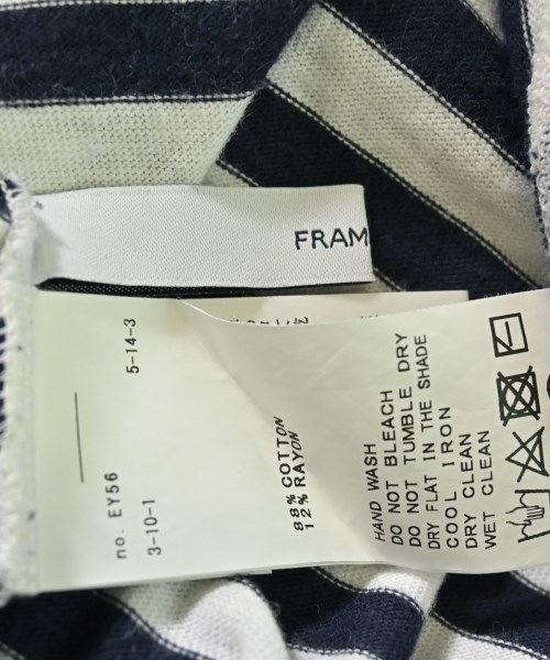 FRAMeWORK（フレームワーク）Tシャツ・カットソー 白 サイズ:F レディース/2200614690026