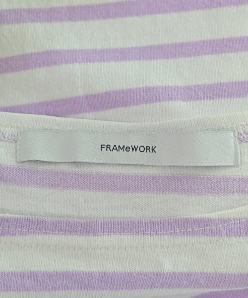 FRAMeWORK（フレームワーク）Tシャツ・カットソー 白 サイズ:F レディース/2200617038061
