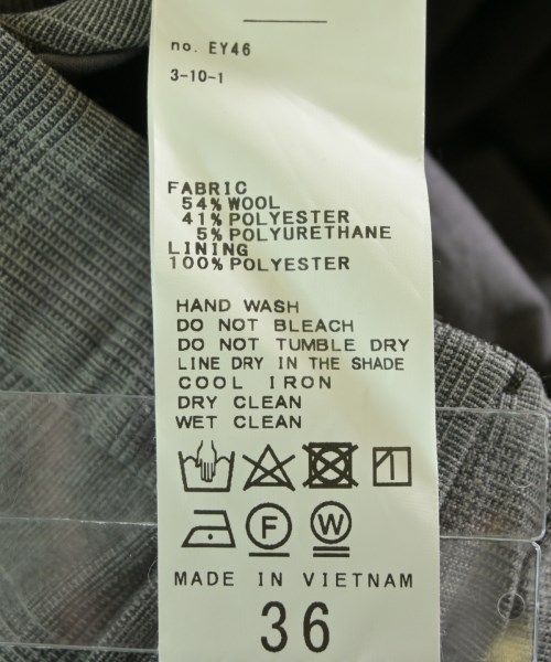 FRAMeWORK（フレームワーク）スラックス グレー サイズ:36(S位) レディース/2200609463062