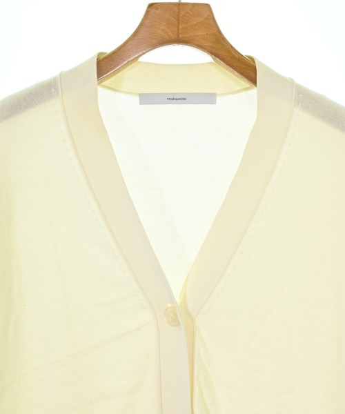 FRAMeWORK（フレームワーク）カーディガン 白 サイズ:F レディース/2200609463086