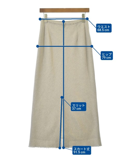 FRAMeWORK（フレームワーク）ロング・マキシ丈スカート ベージュ サイズ:38(M位) レディース/2200614999259