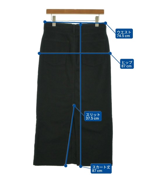 FRAMeWORK（フレームワーク）ロング・マキシ丈スカート 黒 サイズ:40(M位) レディース/2200617288091