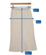 FRAMeWORK（フレームワーク）ロング・マキシ丈スカート ベージュ サイズ:36(S位) レディース/2200616092057