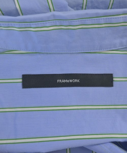 FRAMeWORK（フレームワーク）カジュアルシャツ 青 サイズ:F レディース/2200616897041