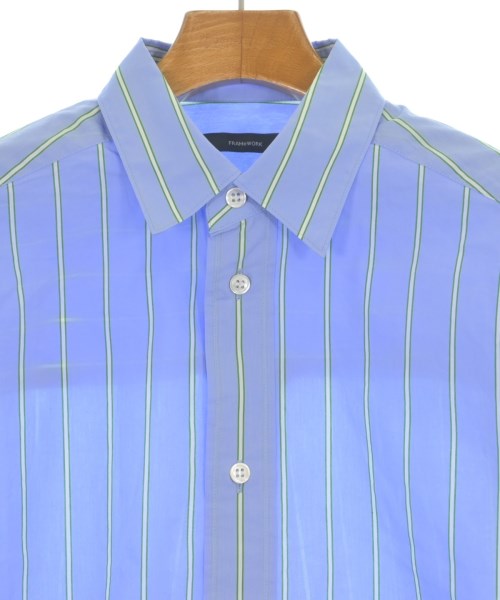 FRAMeWORK（フレームワーク）カジュアルシャツ 青 サイズ:F レディース/2200616897041