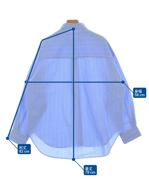 FRAMeWORK（フレームワーク）カジュアルシャツ 青 サイズ:F レディース/2200616897041