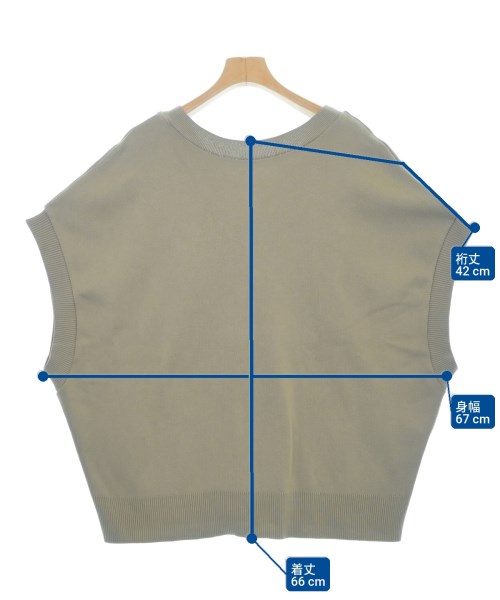 FRAMeWORK（フレームワーク）ベスト カーキ サイズ:-(M位) レディース/2200617994121