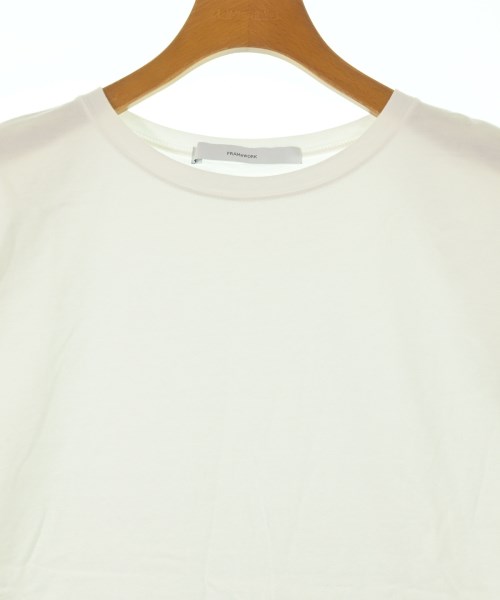FRAMeWORK（フレームワーク）Tシャツ・カットソー 白 サイズ:F レディース/2200630437032