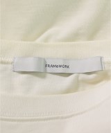FRAMeWORK（フレームワーク）Tシャツ・カットソー 白 サイズ:F レディース/2200630437049