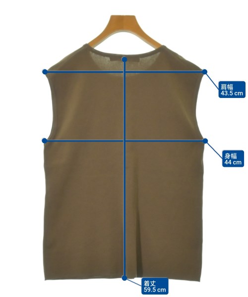 FRAMeWORK（フレームワーク）ベスト 茶 サイズ:F レディース/2200630437070