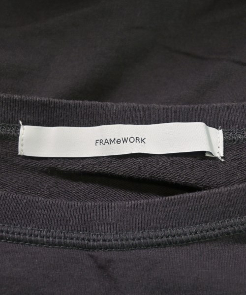 FRAMeWORK（フレームワーク）Tシャツ・カットソー グレー サイズ:F レディース/2200630437087