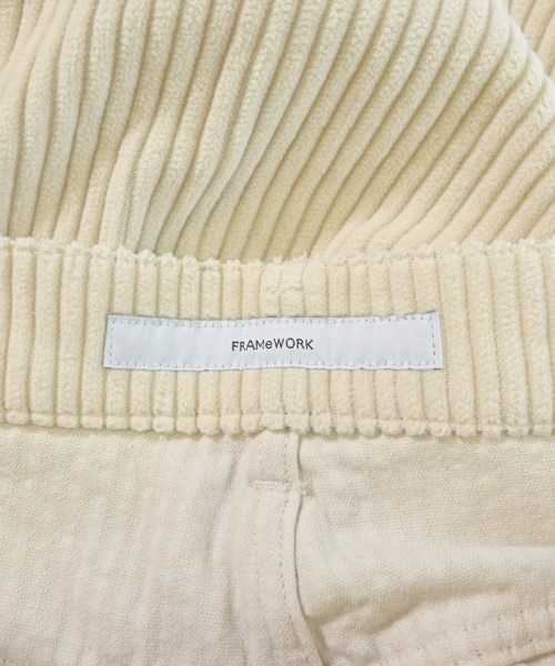 FRAMeWORK（フレームワーク）スラックス 白 サイズ:38(M位) レディース/2200630437322
