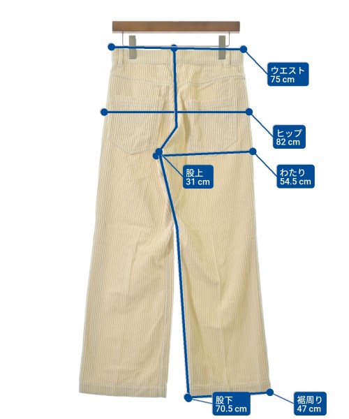 FRAMeWORK（フレームワーク）スラックス 白 サイズ:38(M位) レディース/2200630437322