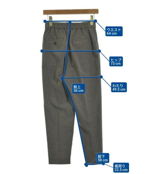 FRAMeWORK（フレームワーク）スラックス グレー サイズ:36(S位) レディース/2200613688024