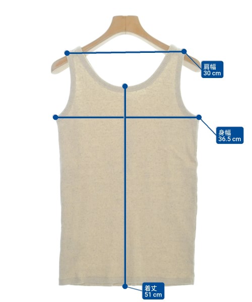 FRAMeWORK（フレームワーク）タンクトップ ベージュ サイズ:F レディース/2200616888087