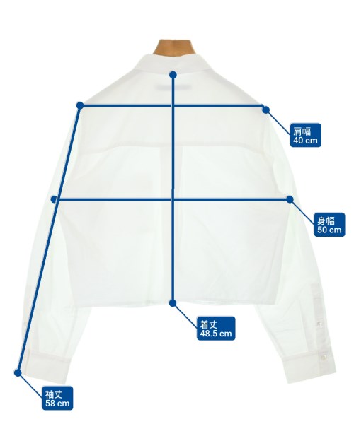 FRAMeWORK（フレームワーク）カジュアルシャツ 白 サイズ:F レディース/2200629500112