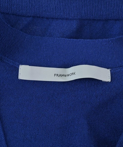 FRAMeWORK（フレームワーク）カーディガン 青 サイズ:F レディース/2200619635046