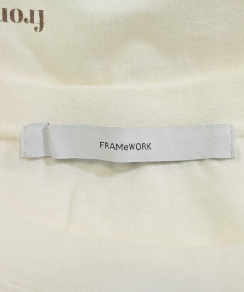 FRAMeWORK（フレームワーク）Tシャツ・カットソー 白 サイズ:F レディース/2200618020119