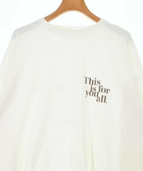 FRAMeWORK（フレームワーク）Tシャツ・カットソー 白 サイズ:F レディース/2200618020119