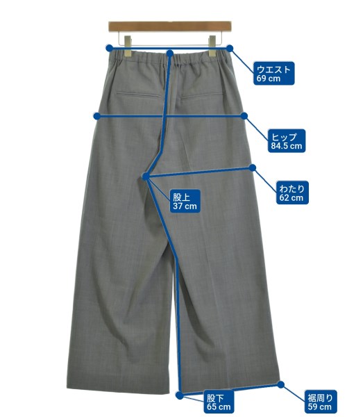 FRAMeWORK（フレームワーク）スラックス グレー サイズ:40(M位) レディース/2200618715039