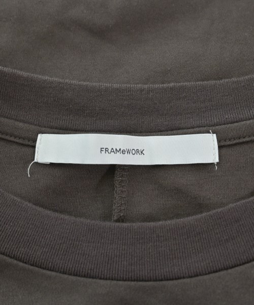 FRAMeWORK（フレームワーク）Tシャツ・カットソー 茶 サイズ:F レディース/2200619579050