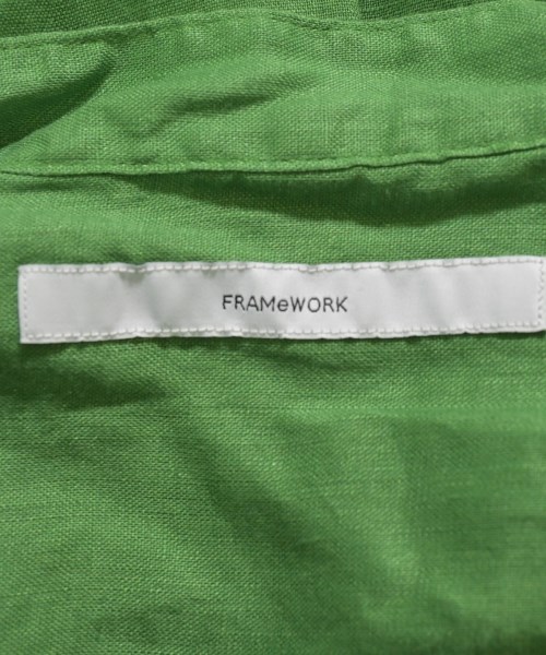 FRAMeWORK（フレームワーク）シャツワンピース 緑 サイズ:F レディース/2200605778047