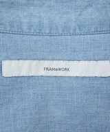 FRAMeWORK（フレームワーク）カジュアルシャツ 青 サイズ:F レディース/2200607352030
