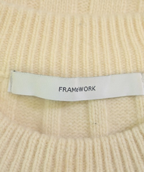 FRAMeWORK（フレームワーク）ニット・セーター 白 サイズ:F レディース/2200606087032