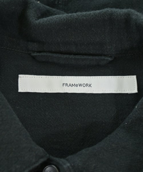 FRAMeWORK（フレームワーク）カジュアルシャツ 黒 サイズ:F レディース/2200609008119