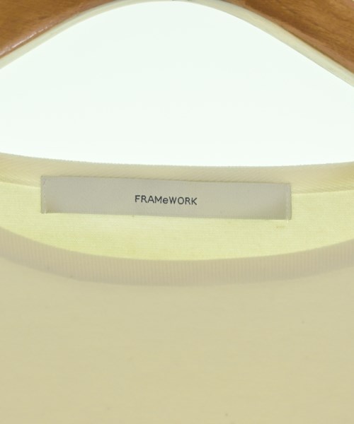 FRAMeWORK（フレームワーク）Tシャツ・カットソー 白 サイズ:F レディース/2200609354094