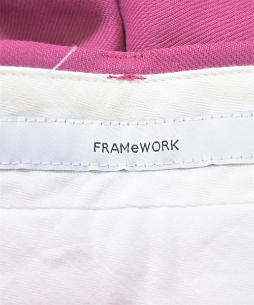 FRAMeWORK（フレームワーク）スラックス ピンク サイズ:36(S位) レディース/2200607397123