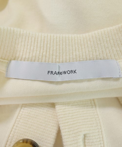 FRAMeWORK（フレームワーク）カーディガン 白 サイズ:F レディース/2200609070024