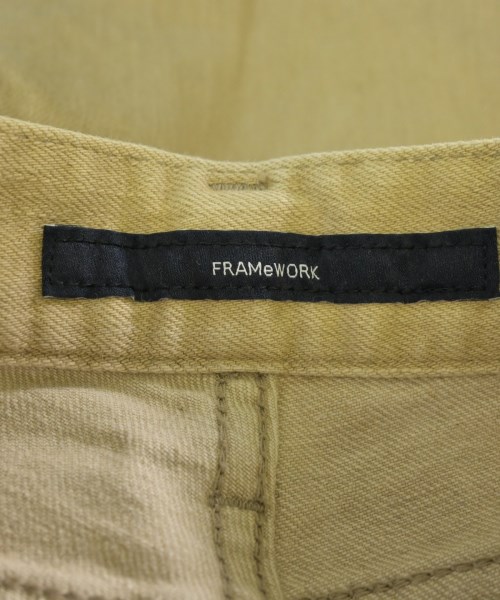 FRAMeWORK（フレームワーク）デニムパンツ ベージュ サイズ:36(S位) レディース/2200608075020