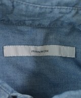 FRAMeWORK（フレームワーク）カジュアルシャツ 青 サイズ:F レディース/2200610570025